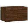 Wall Cabinet Brown Oak - Stylish & Practical Storage 60x36.5 cm