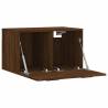 Wall Cabinet Brown Oak - Stylish & Practical Storage 60x36.5 cm