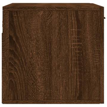 Wall Cabinet Brown Oak - Stylish & Practical Storage 60x36.5 cm