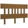 Honey Brown Solid Pine Bed Headboard - Stylish & Rustic