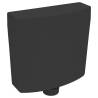 Toilet Cistern with Bottom Water Inlet 3/6 L - Black