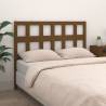 Bed Headboard Honey Brown 205.5x4x100 cm Solid Wood Pine Colour honey brown Size 205.5 x 100 cm Quantity in Package 1 