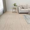 Self-adhesive Flooring Planks 55 pcs PVC 5.11 m² Light Brown Colour white and wood colour Number of 55 