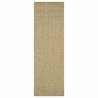 Natural Sisal Rug 80x250 cm Green - Durable & Easy to Maintain