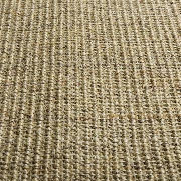 Natural Sisal Rug 80x250 cm Green - Durable & Easy to Maintain