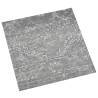 Self-adhesive Flooring Planks - 55 pcs PVC Concrete Grey