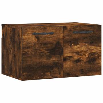 Wall Cabinet Smoked Oak 60x36.5x35 cm | Hipomarket UK