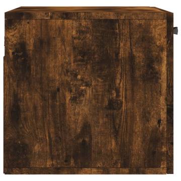 Wall Cabinet Smoked Oak 60x36.5x35 cm | Hipomarket UK