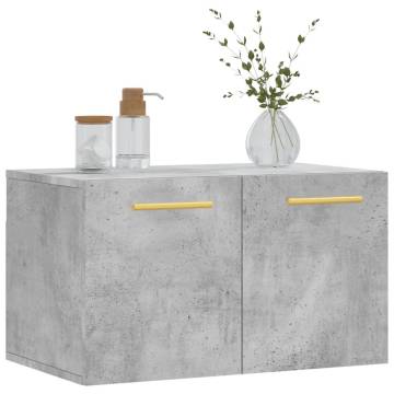 Wall Cabinet Concrete Grey 60x36.5x35 cm | Hipomarket