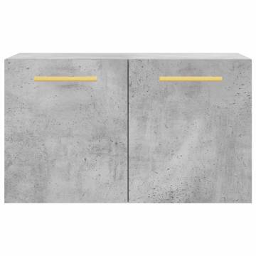 Wall Cabinet Concrete Grey 60x36.5x35 cm | Hipomarket