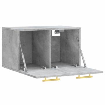 Wall Cabinet Concrete Grey 60x36.5x35 cm | Hipomarket