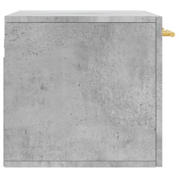 Wall Cabinet Concrete Grey 60x36.5x35 cm | Hipomarket