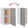 Hanging Cabinet Grey Sonoma - 29.5x31x60 cm | Hipo Market