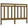 Honey Brown Solid Pine Bed Headboard - Stylish Design