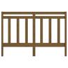 Honey Brown Solid Pine Bed Headboard - Stylish Design