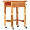 Vintage Kitchen Trolley 55x55x89 cm Solid Wood Acacia