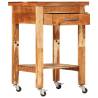 Vintage Kitchen Trolley 55x55x89 cm Solid Wood Acacia