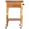 Vintage Kitchen Trolley 55x55x89 cm Solid Wood Acacia