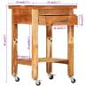 Vintage Kitchen Trolley 55x55x89 cm Solid Wood Acacia