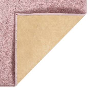 Elegant Pink Rug Short Pile 120x170 cm | Hipomarket