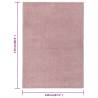 Elegant Pink Rug Short Pile 120x170 cm | Hipomarket