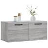 Wall Cabinet Grey Sonoma 80x36.5x35 cm - HipoMarket