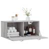 Wall Cabinet Grey Sonoma 80x36.5x35 cm - HipoMarket