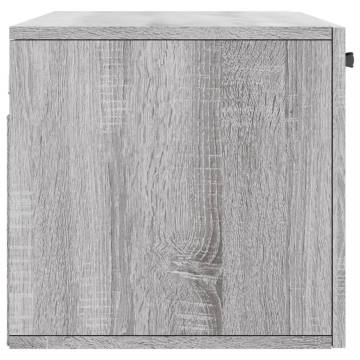 Wall Cabinet Grey Sonoma 80x36.5x35 cm - HipoMarket