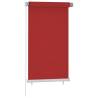 Outdoor Roller Blind 80x140 cm in Red - UV Protection & Privacy