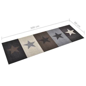 Kitchen Carpet Washable Stars 60x300 cm | Hipomarket