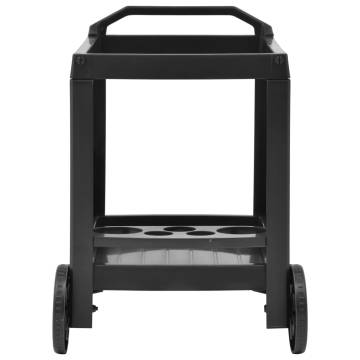 Stylish Anthracite Beverage Cart - 69x53x72 cm | HipoMarket