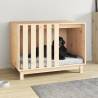 Dog House 90x60x67 cm Solid Wood Pine Colour natural Size 90 x 60 x 67 cm 