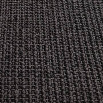 Natural Sisal Rug 66x200 cm Black - Durable & Versatile