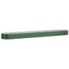 Garden Raised Bed Powder-coated Steel 544x100x36 cm Green