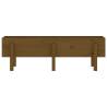 Garden Raised Bed Honey Brown 121x30x38 cm - Solid Wood Pine