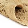 Handmade Braided Jute Rug 210 cm - Natural Home Decor