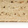 Handmade Braided Jute Rug 210 cm - Natural Home Decor