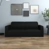 2-Seater Black Stretch Couch Slipcover | Durable & Stylish