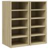 Shoe Cabinets 2 pcs Sonoma Oak - Organize Your Footwear