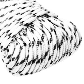 Braided Boat Rope White 3mm x 100m - Durable & Versatile