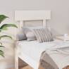 Bed Headboard White 103.5x3x81 cm Solid Wood Pine Colour white Size 103.5 x 81 cm Quantity in Package 1 