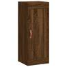 Elegant Wall Mounted Cabinet - Brown Oak | HipoMarket