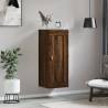 Elegant Wall Mounted Cabinet - Brown Oak | HipoMarket