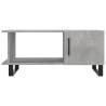 Elegant Concrete Grey Coffee Table - 90x50x40 cm | Hipomarket