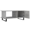 Elegant Concrete Grey Coffee Table - 90x50x40 cm | Hipomarket