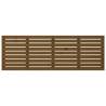 Honey Brown Wall Headboard - Solid Pine 206x3x63 cm