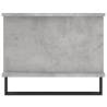 Elegant Concrete Grey Coffee Table - 90x50x40 cm | Hipomarket