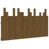 Wall Headboard Honey Brown - Elegant Solid Pine Design