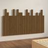 Wall Headboard Honey Brown - Elegant Solid Pine Design