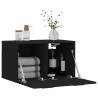 Wall Cabinet Black 60x36.5x35 cm | Durable and Stylish